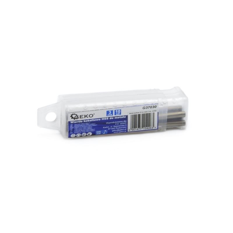 Kobaltový vrták HSS do kovu 3mm - GEKO G37030