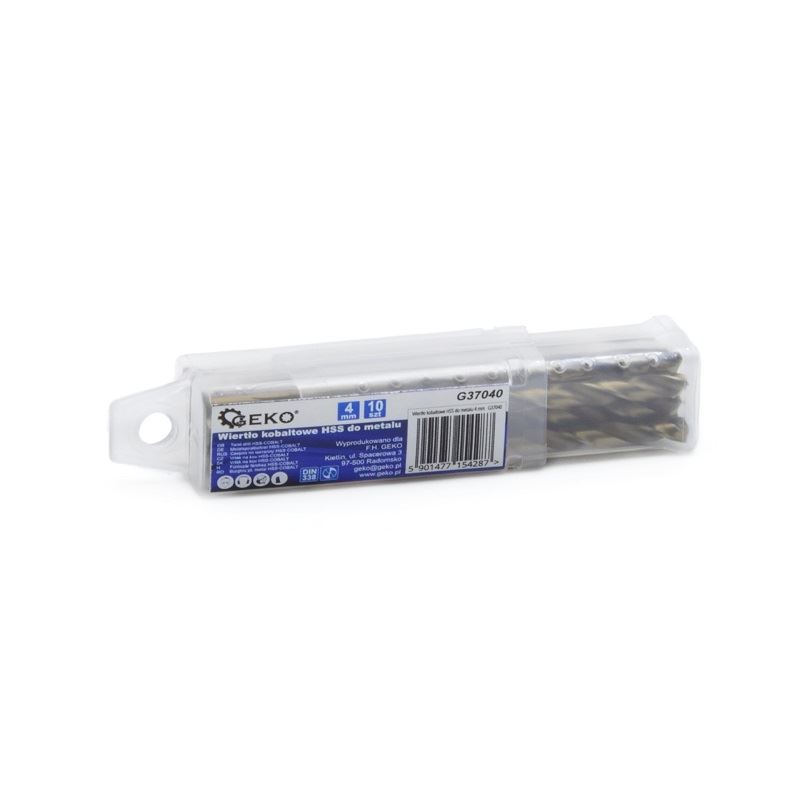 Kobaltový vrták HSS do kovu 4mm - GEKO G37040