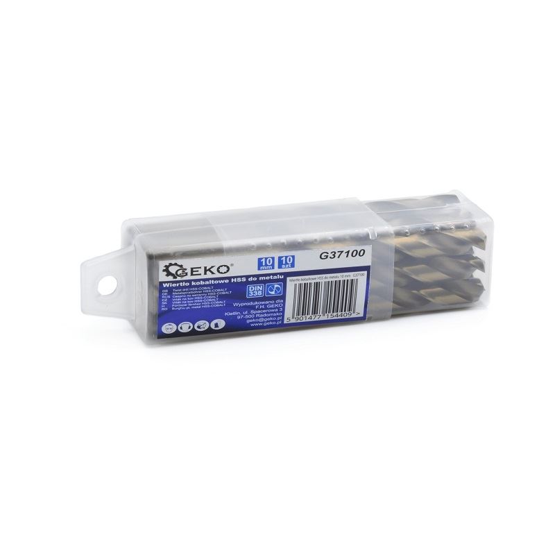 Kobaltový vrták HSS do kovu 10mm - GEKO G37100