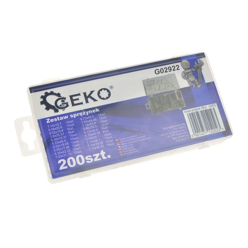 Sada pružiniek 200ks - GEKO G02922