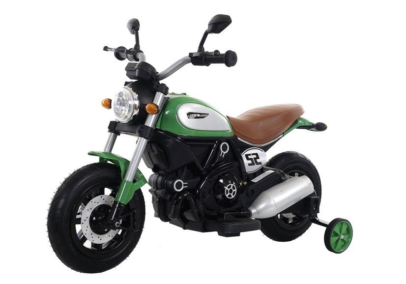 LeanToys Elektrická motorka pre deti QK307 - rôzne farby, predné LED svetlá, MP3, USB
