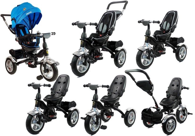 Leanbike PRO600 detská trojkolka - modrá L3797