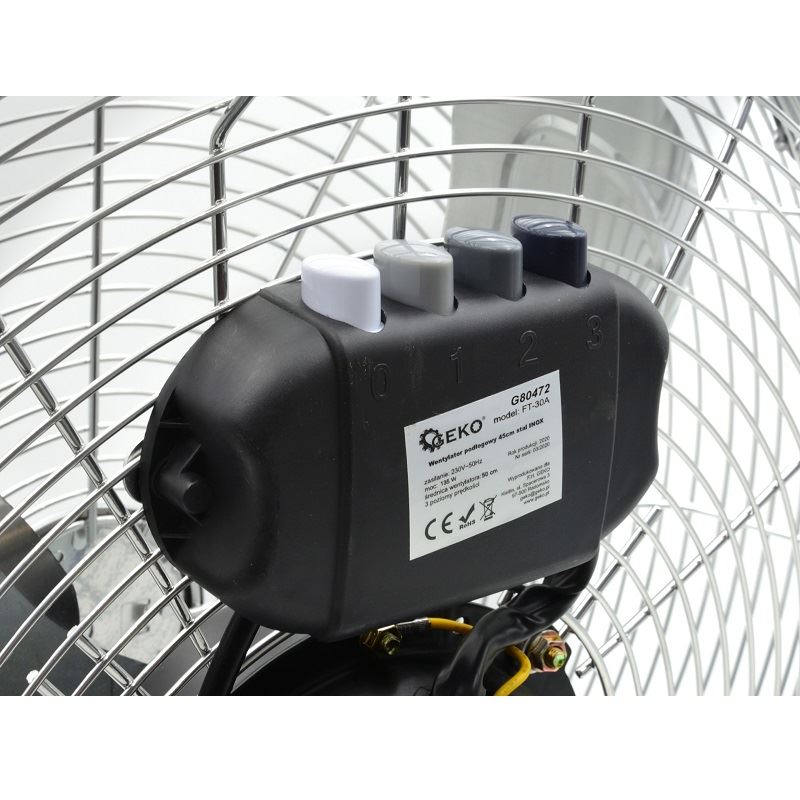 Podlahový ventilátor 50cm - GEKO G80472