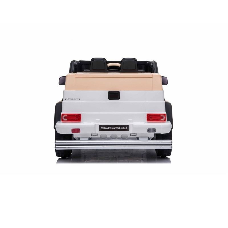 Elektrické autíčko Mercedes G650 MAYBACH, 12V, biela