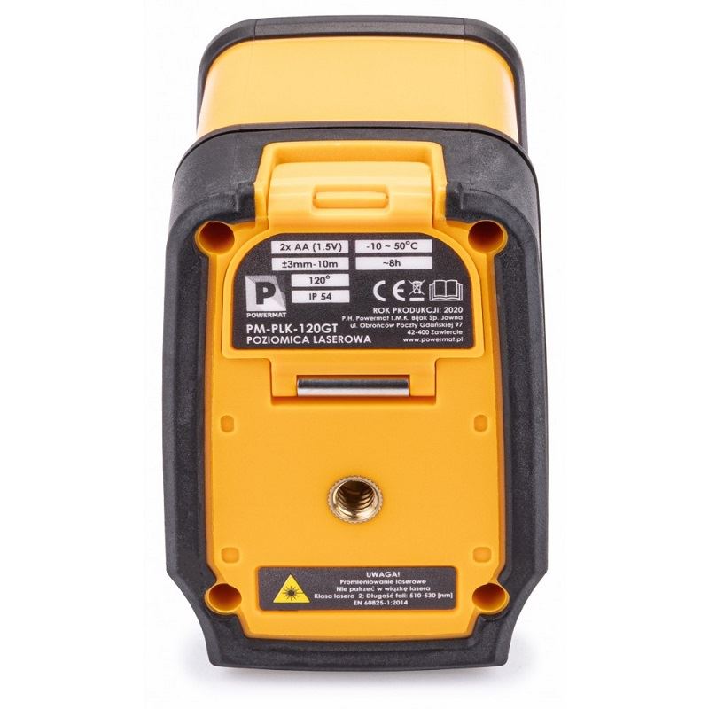 Horizontálny / krížový laser PM-PLK-120GT - POWERMAT
