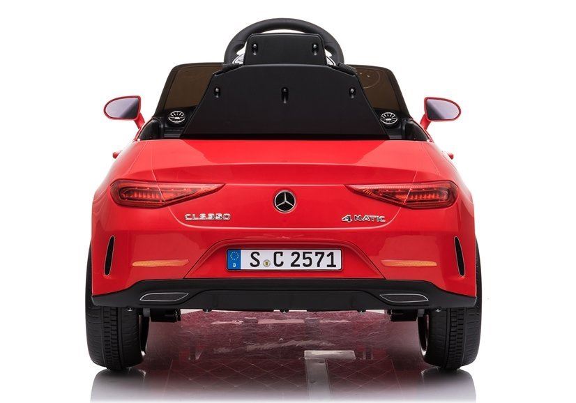Lean Toys elektrické autíčko Mercedes CLS 350 nelakované 2020 2x45W motor 1x12V45Ah batéria červená