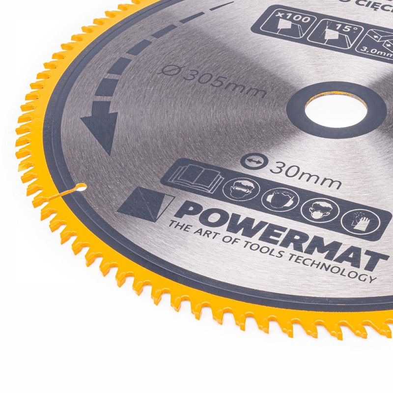 Kotúč na drevo TDD-305x30x100Z - POWERMAT