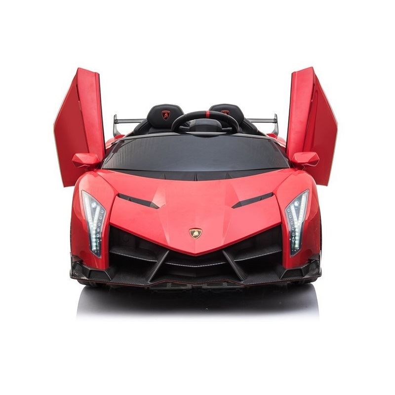 Lean Toys elektrické autíčko Lamborghini Veneno 4x45W motor 12V10Ah batéria nelakované červená