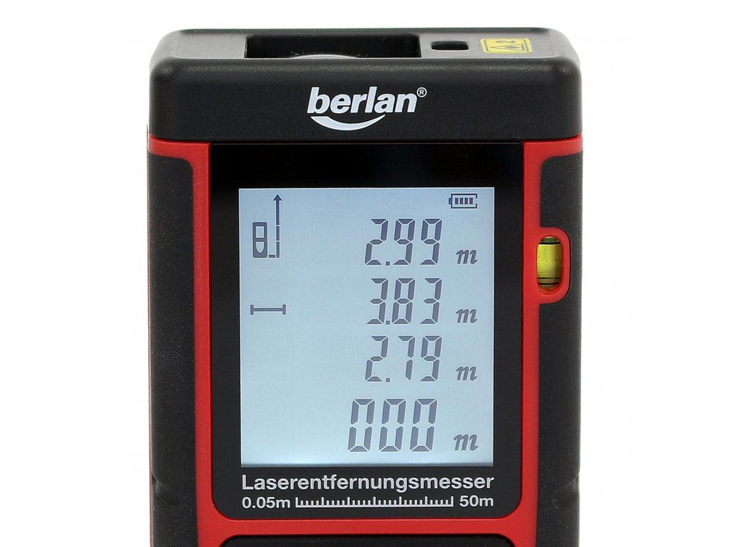 Laserový diaľkomer BERLAN BLEM50 30156