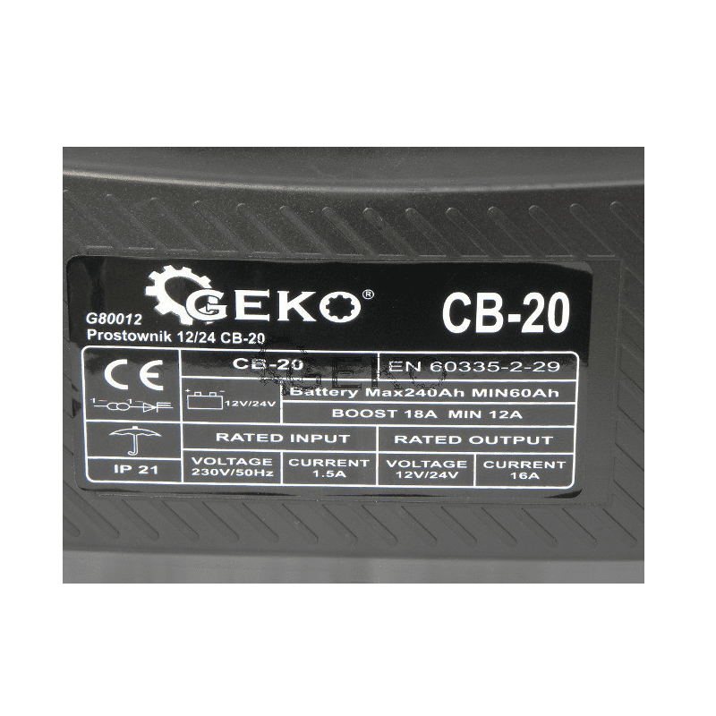 Autonabíjačka CB-20 18A 12/24V G80012 - GEKO