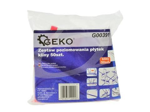 Kliny na vyrovnávanie dlaždíc 50ks - GEKO G00391