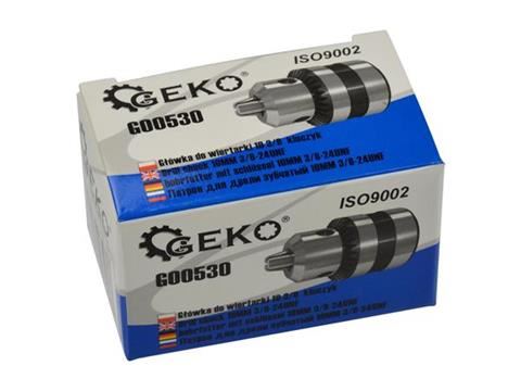 Hlava do vŕtačky 10 3/8 + kľúčik - GEKO G00530