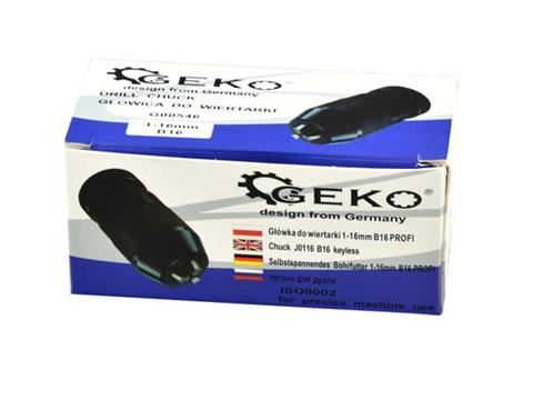 Hlava do vŕtačky 1-16mm B16 - GEKO PROFI G00546