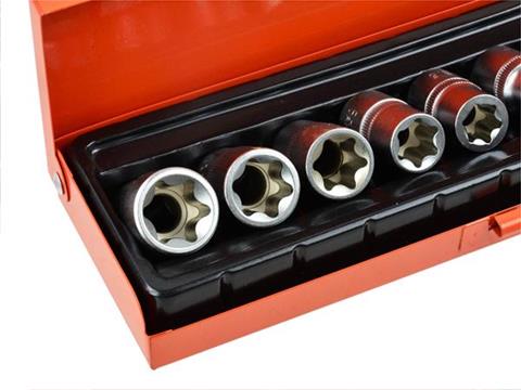 Sada násad Torx 1/2" 9ks - GEKO G10167