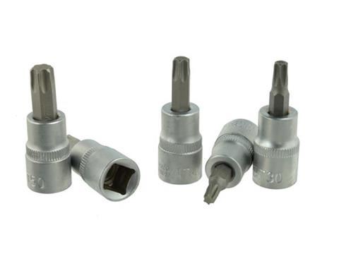 Sada hlavíc Torx T25-50 3/8" CRV 5ks - GEKO G13560