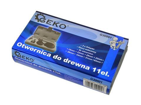 Sada vykružovákov na drevo 8ks. 19-64mm - GEKO G30001