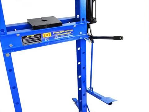 Hydraulický lis s tlakomerom 20T nožná pumpa - GEKO G02086