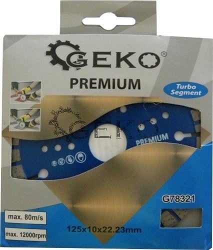 Diamantový kotúč 125x10mm Turbo - GEKO G78321