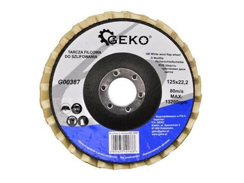 Leštiaci kotúč na hliník filcový 125mm - GEKO G00387