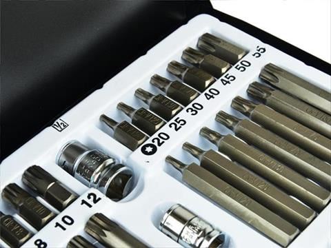 Súprava kľúčov TORX CRV 40ks - GEKO G10030