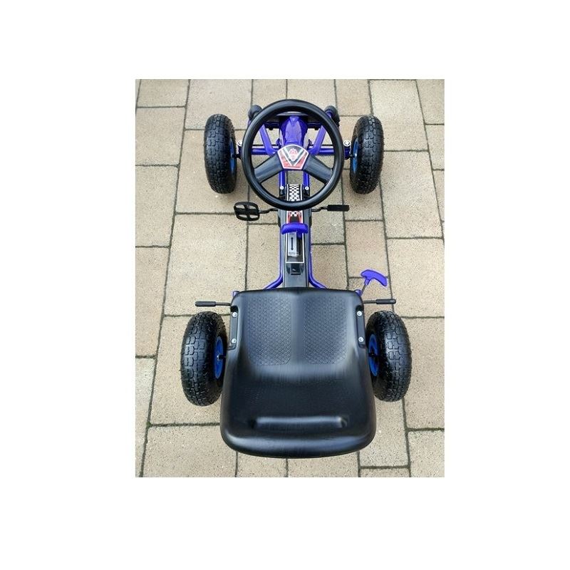 Joko Šľapacia motokára na pedály Formula s voľnobehom, nafukovacie kolesá, modrá