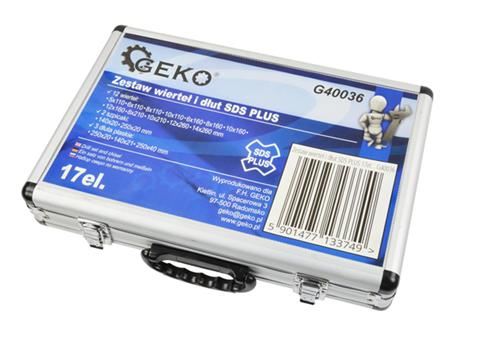 Sada vrtákov a sekáčov SDS PLUS 17ks - GEKO G40036