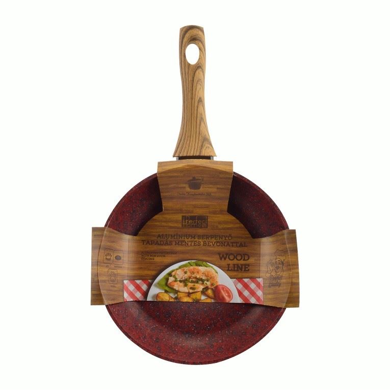 Perfect Home 13077 Wood line panvica s nepriľnavým povrchom 22cm