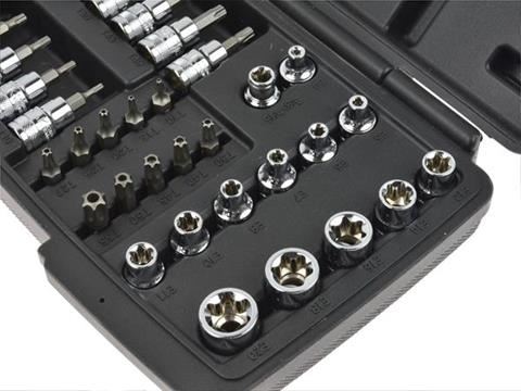 Sada nástrčných kľúčov a bitov TORX 34 ks - R&K RK00204