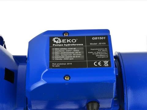 Vodné prúdové čerpadlo JS100 1100W - GEKO G81501