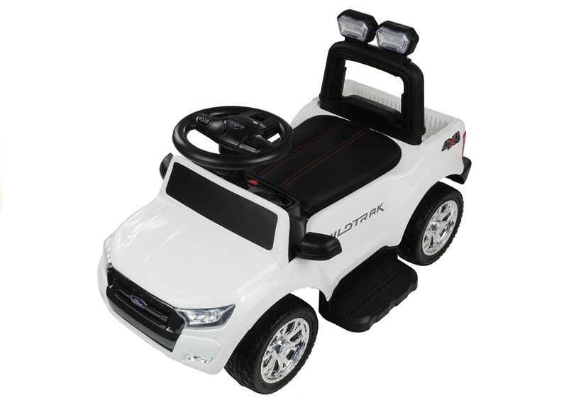 LeanToys Elektrické autíčko Ford Ranger Wildtrack, biele l2496