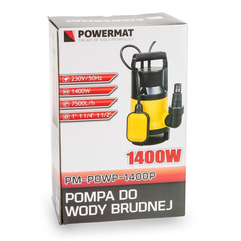 Ponorné čerpadlo 1400W PM-PDWP-1400P - POWERMAT