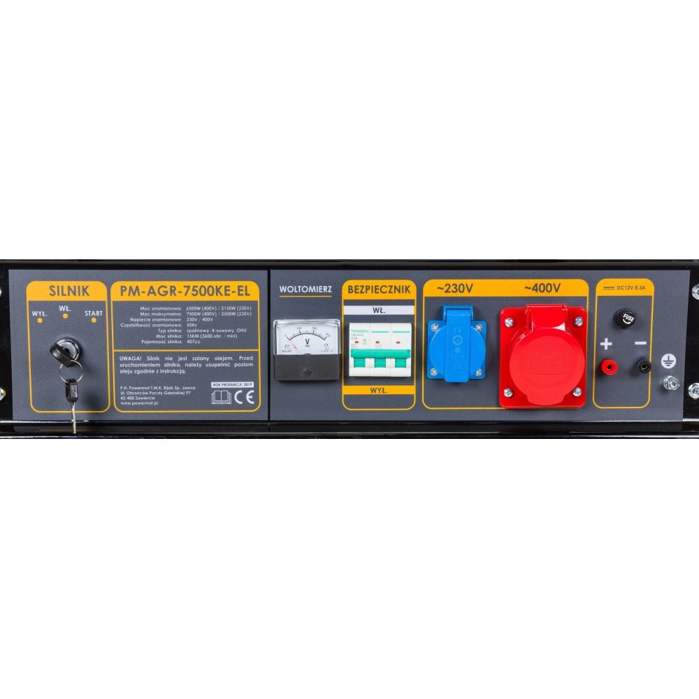 Elektrocentrála PM-AGR-7500KE-EL s AVR - POWERMAT