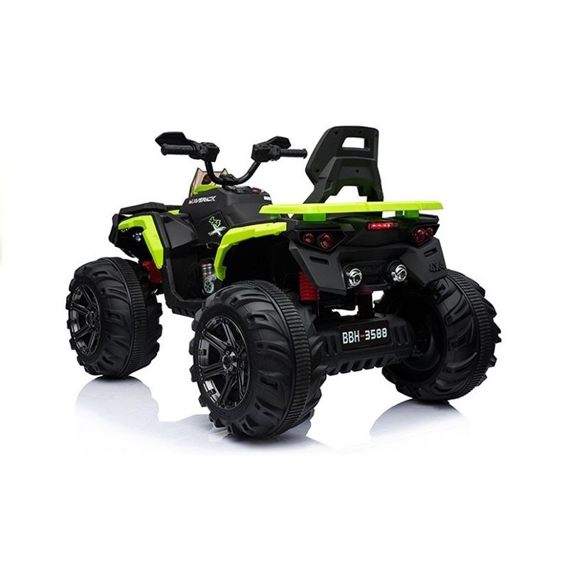 LeanToys Elektrická štvorkolka BBH3588, 4x 45W motor, EVA kolesá, zelená l2516