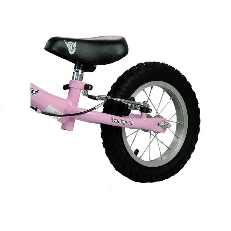 LeanToys Odrážadlo Carlo 12" ružové l2621