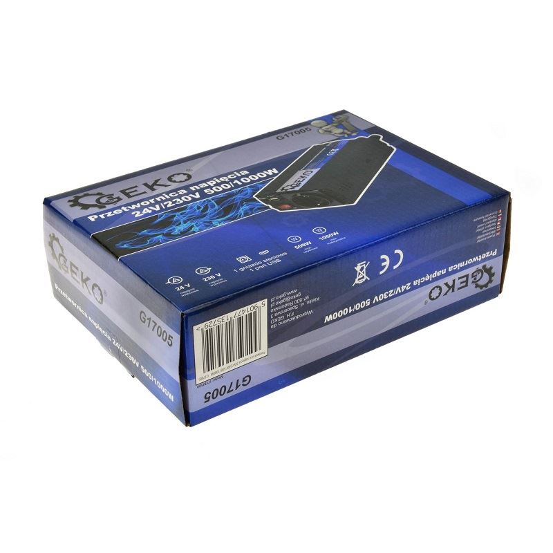 Menič napätia 24V/230V 500/1000W - GEKO G17005