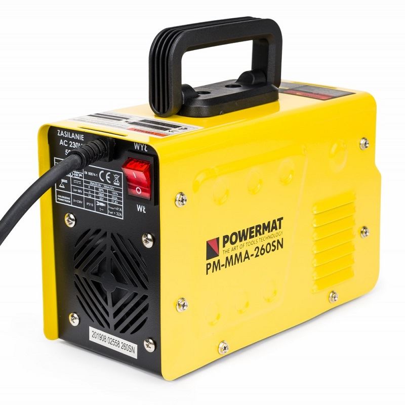 Invertorová elektródová zváračka 260A IGBT PM-MMA-260SN - POWERMAT