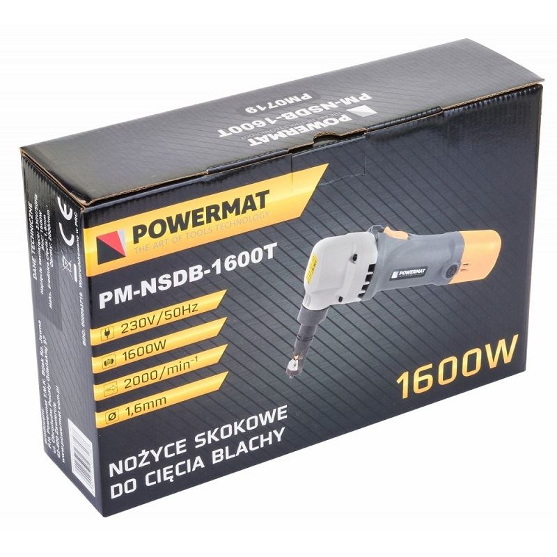 Elektrické nožnice na plech PM-NSDB-1600T - POWERMAT