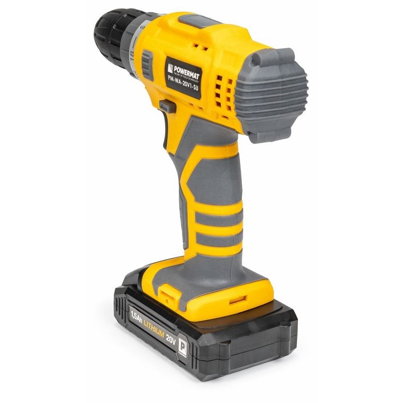 Aku vŕtací skrutkovač 20V PM-WA-20V1-SU - POWERMAT
