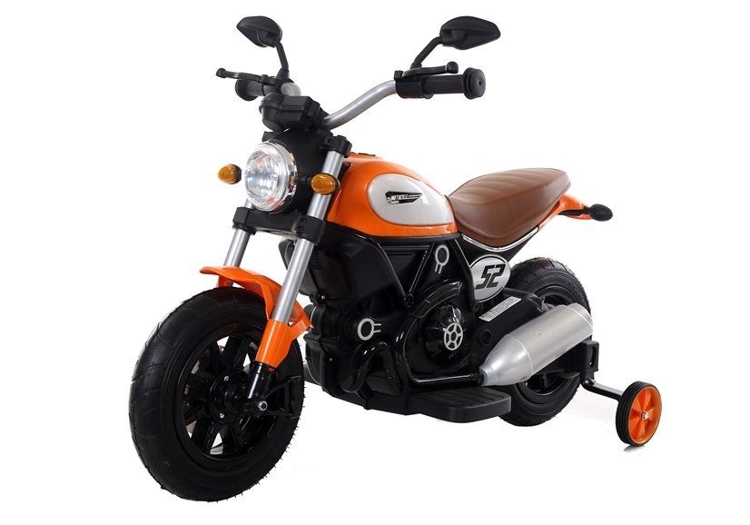 LeanToys Elektrická motorka pre deti QK307 - rôzne farby, predné LED svetlá, MP3, USB
