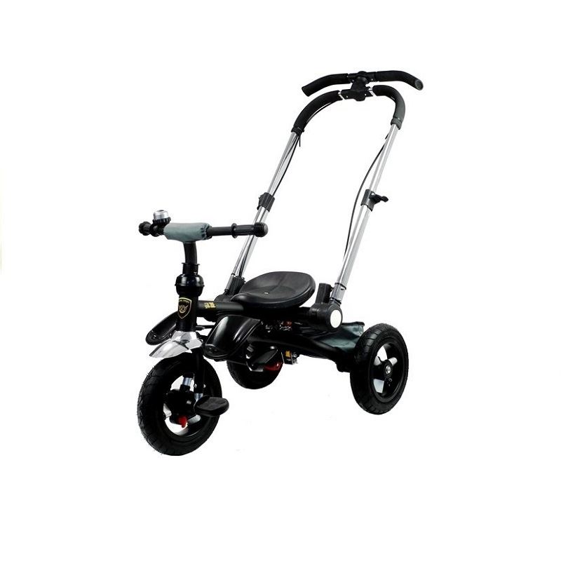 LeanToys Detská trojkolka PRO700, strieborná