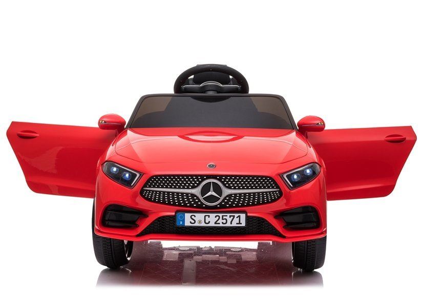 Lean Toys elektrické autíčko Mercedes CLS 350 nelakované 2020 2x45W motor 1x12V45Ah batéria červená