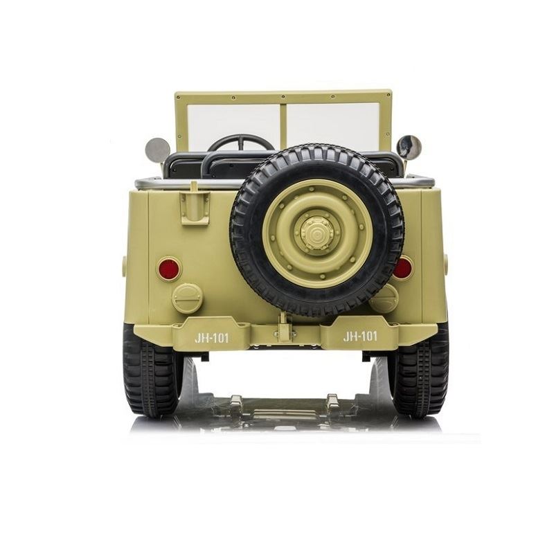 LeaToys l7455 Elektrické autíčko JEEP Willys 4x45W motor, zelená