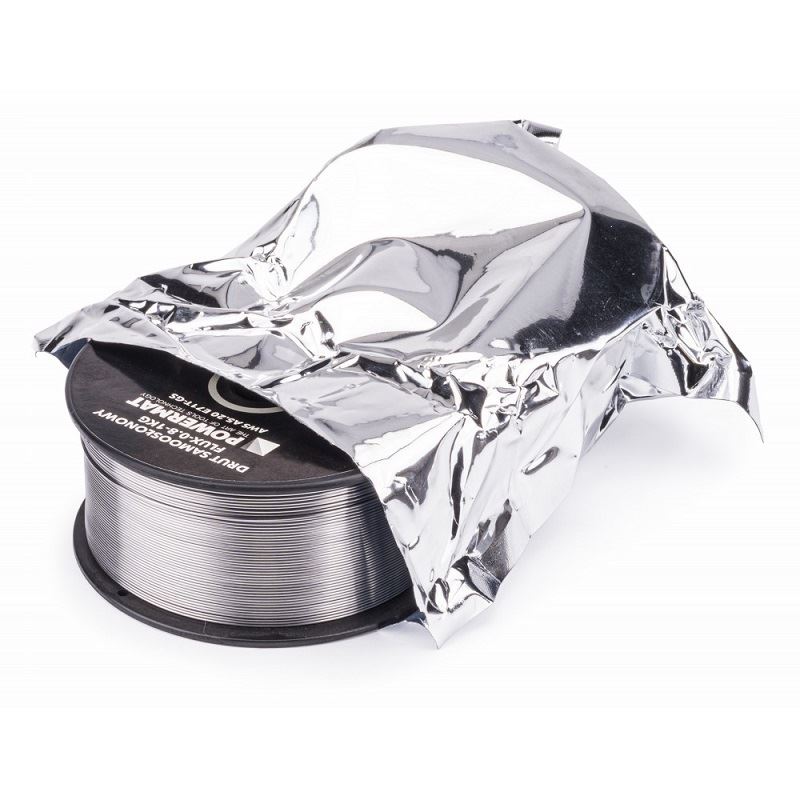 Zvárací drôt trubičkový 0,8 mm FLUX-0,8-1 KG - POWERMAT PM0911