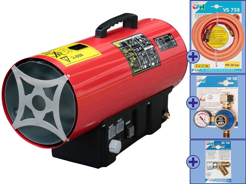 ROTEK Plynový ohrievač HG-30-230-TI HEATER086