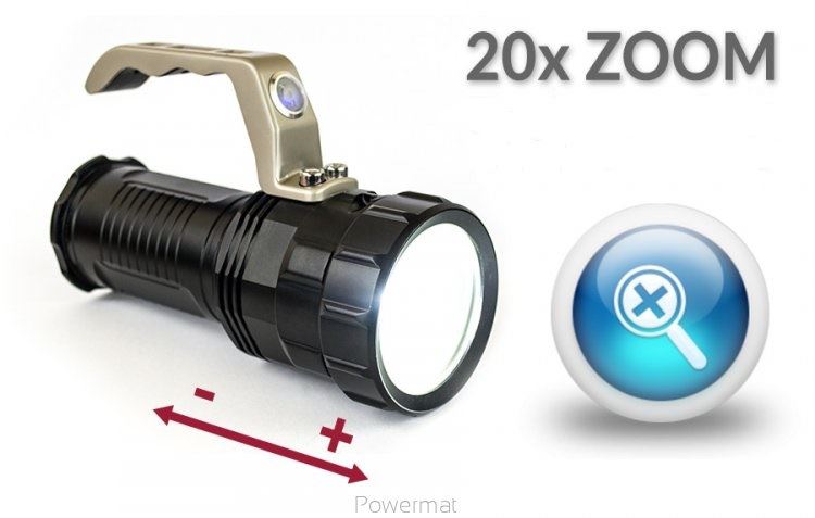 Baterka / reflektor LED CREE XML2 T6 - T808