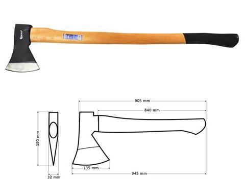 Sekera 1600g 32" - GEKO PROFI G72215