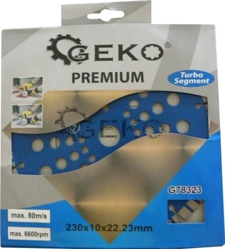 Diamantový kotúč Turbo 230x10mm - GEKO  G78323