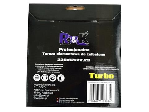 Kotúč diam. 230x12x22.23mm Turbo - R&K RK0115