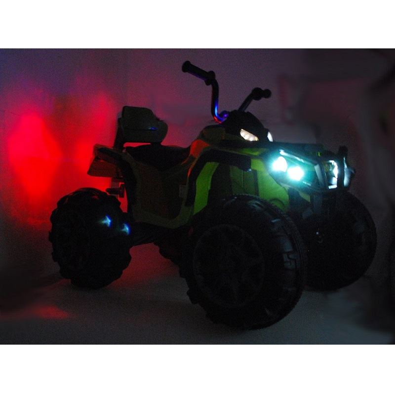 Joko Elektrická štvorkolka odpružená, 2x motor, červená