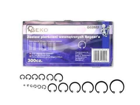 Sada poistných Seeger krúžkov (do diery ) 300ks - GEKO G02803